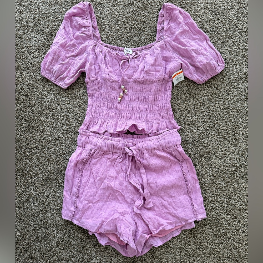 Heartloom Pink Smocked Tank Top